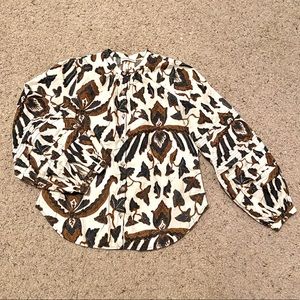 Ulla Johnson Poplin Printed Blouse